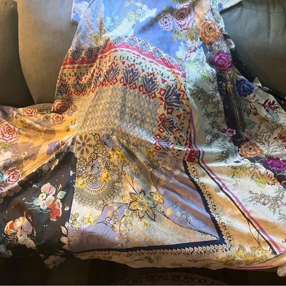 Johnny Was Georgette silk maxi dress - Picture 2 of 10